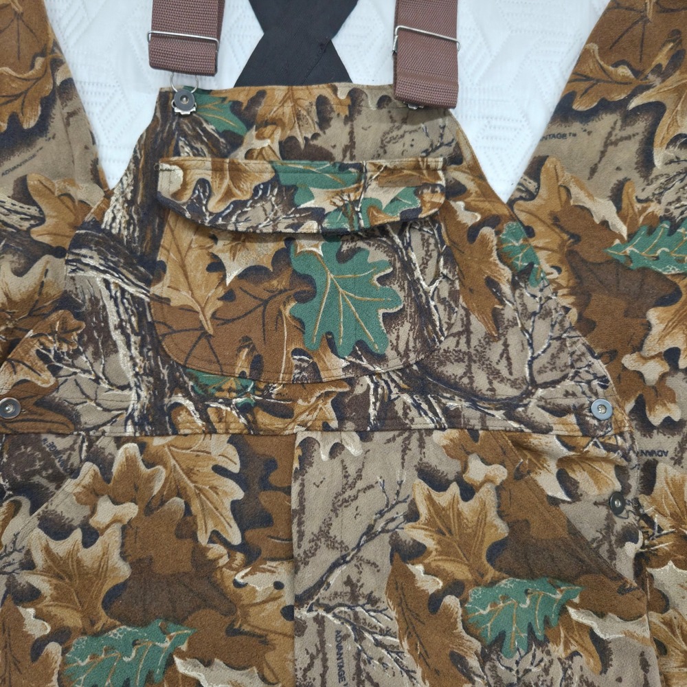Vintage Woolrich Hunting Bib Overalls Men 40 Advantage Timber 100%Wool Excellent - Picture 12 of 14